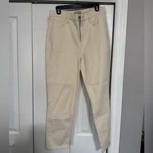 Triarchy Cream Straight Leg Women's Jeans